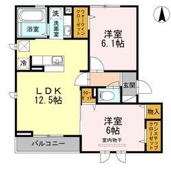 グリーンパレス宮沢の物件間取画像